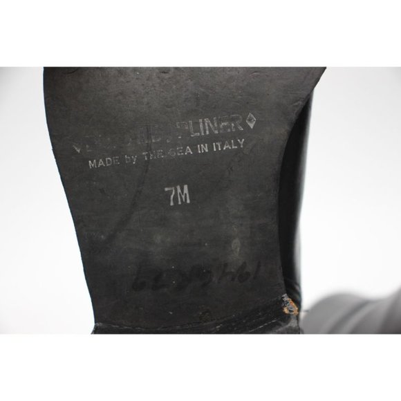 Donald J. Pliner AutumnLeather Moto Mid-calf Boots Black Women's Size 7 - Picture 3 of 15